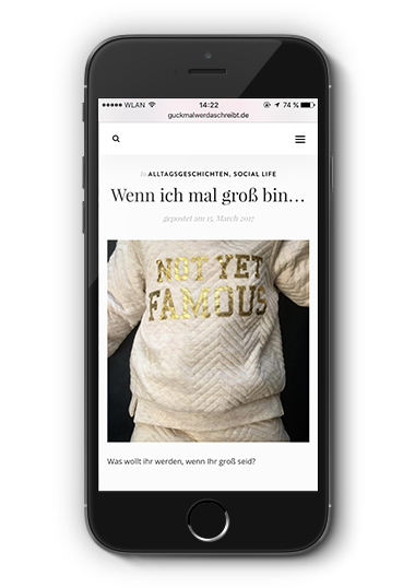 Guck' mal, wer da schreibt Beitrag