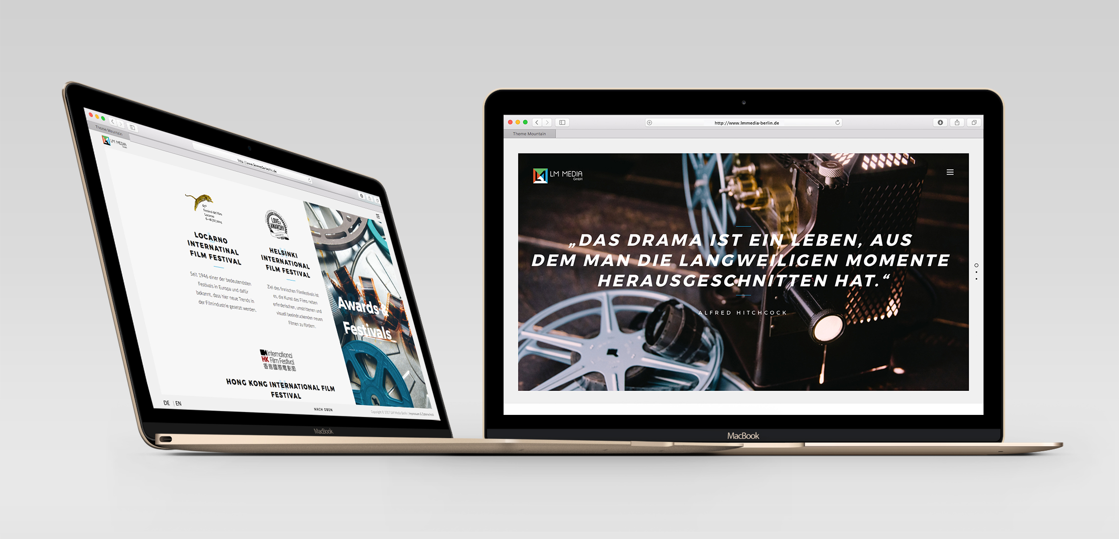 LM Media Berlin Webseite